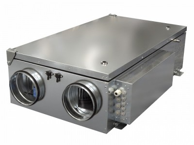 LKP-800x500 Приточная установка (Клапан  LKZ-1(SV220); фильтр EU4; нагреватель Тводы 105-70С, Q=73.7 кВт; LKH-W 800x500/3; вентилятор Р=606 Па, L = 45